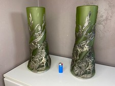 Grands Vases En Verre Vert a