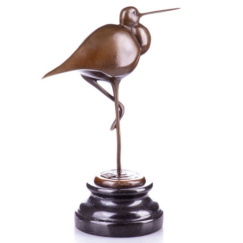 Sculpture oiseau bronze sur - bronze,