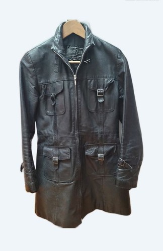 Veste cuir vintage - veste,