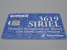 Télécarte 50 - 3619 SIRIEL