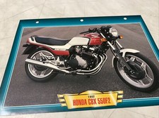 Honda CBX550 F2 1982 550 CBX F2 fiche carte moto passion collection Atlas