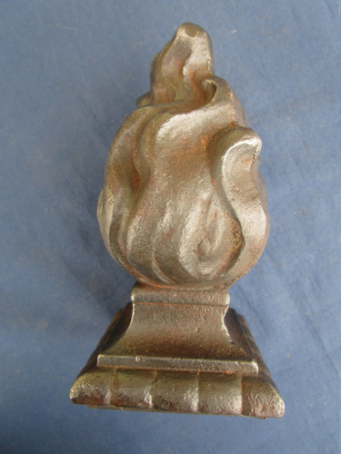 Boule escalier flamme - , rampe