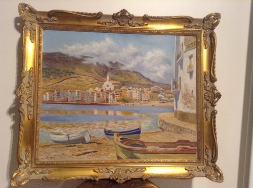 Tableau peintre catalan - tableau,