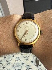 Montre Zenith Mecanique Vintage Homme Plaqué Or 1970-1980