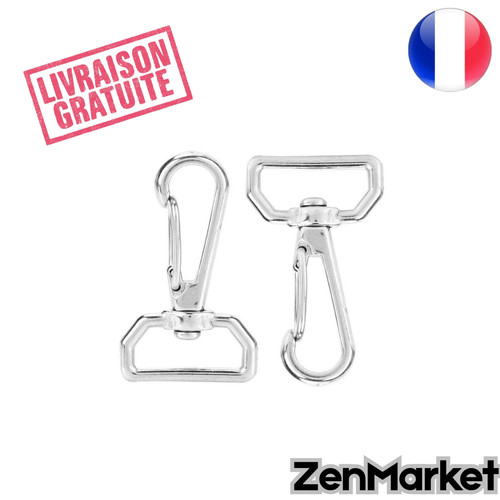 Mousqueton emerillon inox - mousqueton, 316