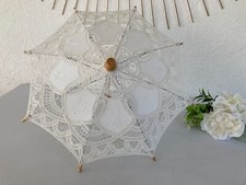325⚜️ Décoration Mini Ombrelle en Dentelle Diamètre 39 Cm