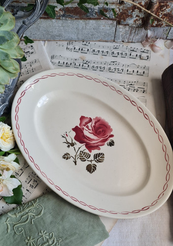 Ancien plat ovale badonviller - ancien,
