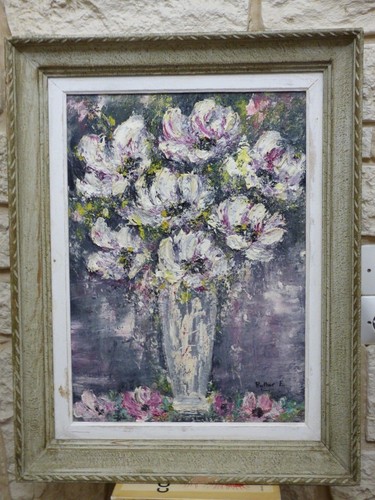 Tableau hst couteau bouquet - tableau,