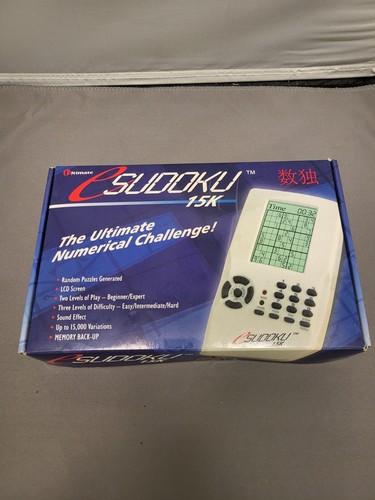 Sudoku 15k handheld electronic - 15k,