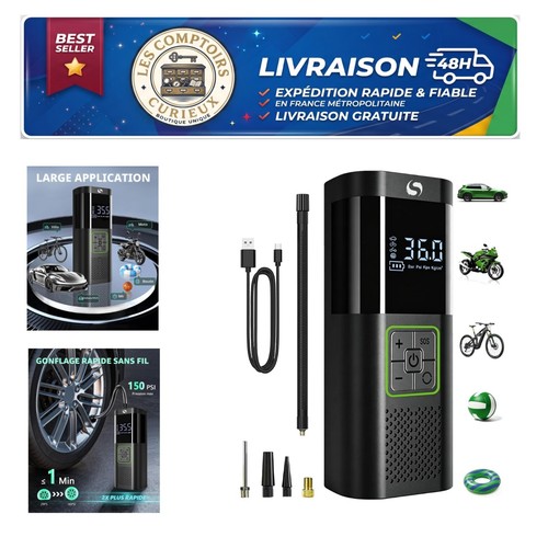 Compresseur air portatif sans