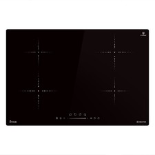 KKT KOLBE Plaque Induction 77cm 7 kW 4 Zones de cuisson 9 niveaux de puissance