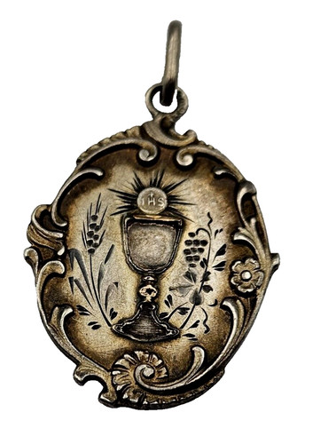 Ancienne medaille argent - ancienne, en