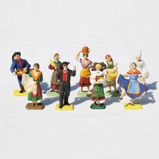 Ensemble de 9 figurines Mokarex / Provinces de France