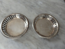 Dessous de Bouteille en Métal Argenté  Orfèvrerie Saint Hilaire