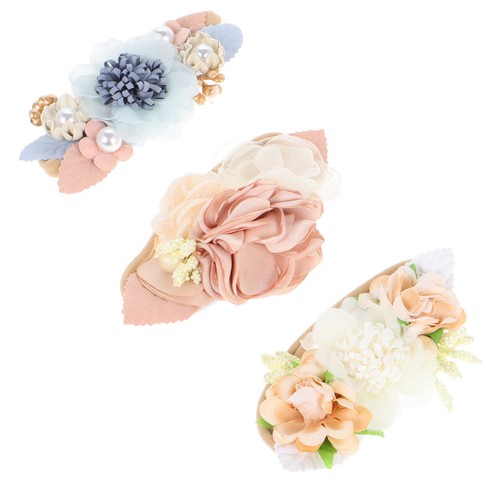 3pcs bébé bandeau - , floral