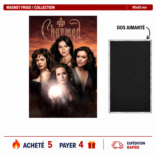 Magnet frigo charmed série - frigo, tv