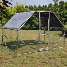 Enclos extérieur XXL 2x3x2m Volière Clapier Poulailler Abri Espace pour animaux