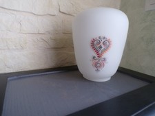 abat jour opaline décor géométrique année 60/70