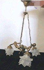 Ancienne lustre angelots - lustre, à