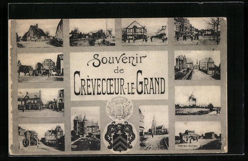 Cpa crevecoeur grand - cpa, crevecoeur-le-grand