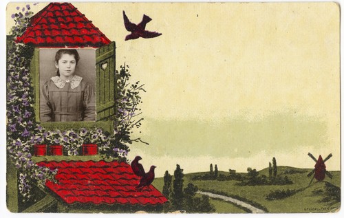 Portrait jeune fille - , maison