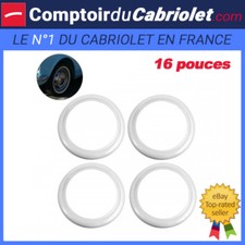 Flancs blancs pour roues 16 pouces - lot de 4