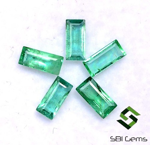 5x2 émeraude naturel - 5x2.25,