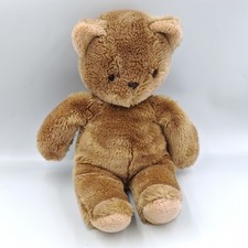 Ancienne peluche ours chat beige marron APPLAUSE - 35600