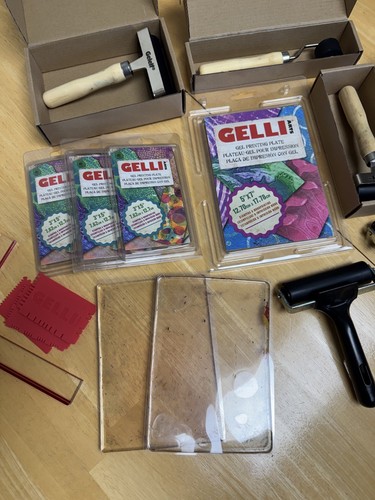 Gelli arts gel printing - 6,