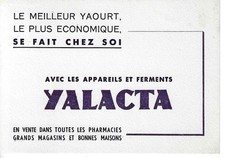 Ancien buvard publicitaire