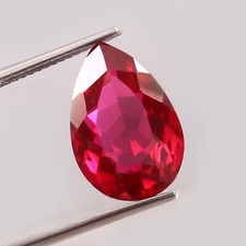 AAA Naturel Rubis Rouge Mozambique Ample Poire Gemme Coupe, Anniversaire Cadeau