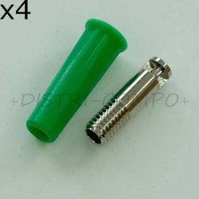 Fiche banane 4mm femelle vert