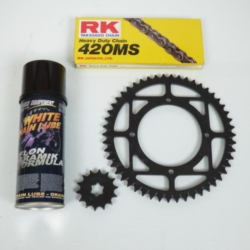 Kit chaîne 14x50 pour moto