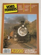 VOIES FERREES N° 49 / X2200 /le COLORADO /TRAMWAY en France/Paris S.O.