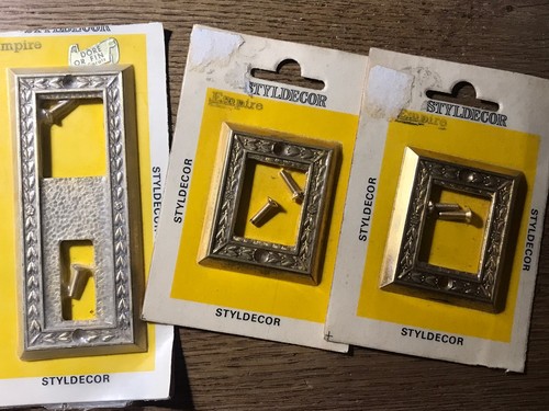 Vintage ancien plaque cache - ancien,
