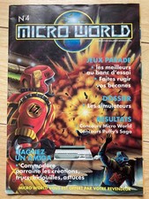 Revue Informatique Vintage MICROWORLD N°4 (1989?)