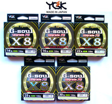 YGK Real Sports G-Soul Mise Pe X 8 Braided Fishing Line 150m-151mSea Bass