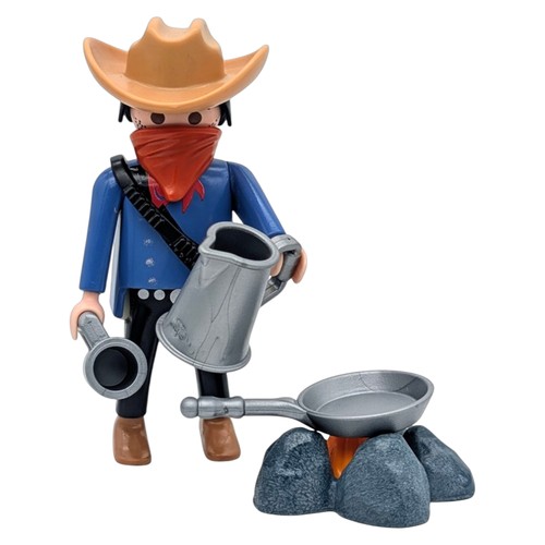 Playmobil figurine cowboy - , bleu