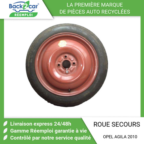 Roue secours opel agila - roue,