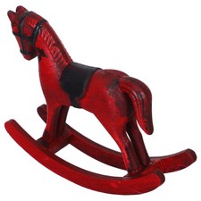  Cheval en bois rétro, statue