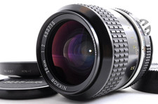 Objectif grand angle Nikon NIKKOR AI 28mm F2 MF pour monture F + capot HN-1 T...