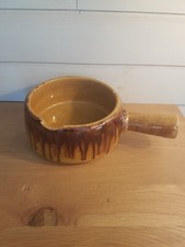 Poelon caquelon en terre cuite