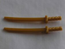 2 x LEGO NINJA Pearl Gold