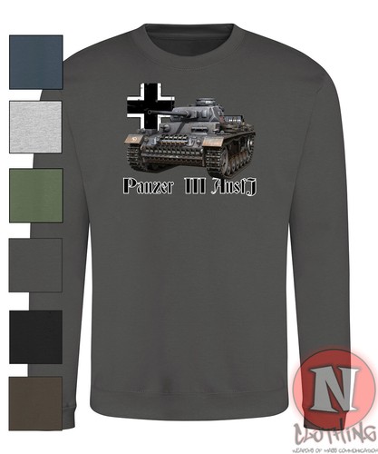 Sweatshirt panzer iii ausf - iii, j