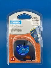 DYMO LetraTag ruban 12mm Plastique BLEU S0721650 ETIQUETTE EN Plastique
