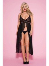 Nuisette longue noire
