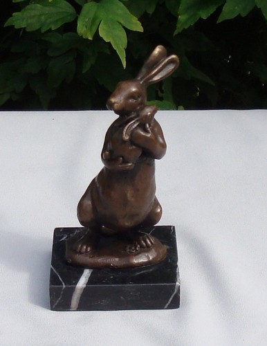 Statue sculpture lapin lievre - sculpture,