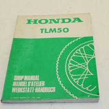 MANUEL D ATELIER HONDA TLM 50 1985 -> REVUE TECHNIQUE TLM50 TRIAL SHOP MANUAL