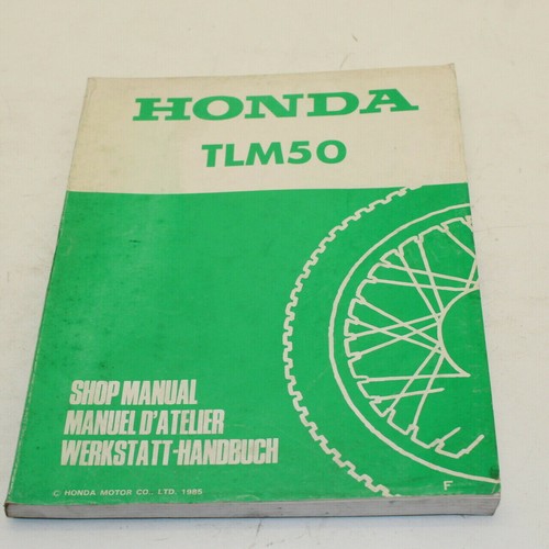 Manuel atelier honda tlm 50 - honda,