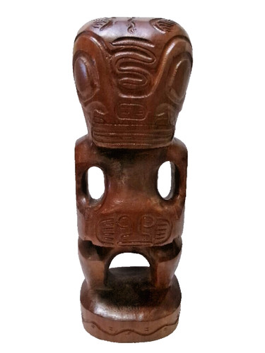 Statuette bois - statuette,